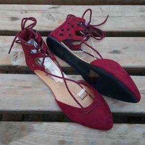 CHARLES ALBERT JUSTEEN FLATS SIZE US 5.5